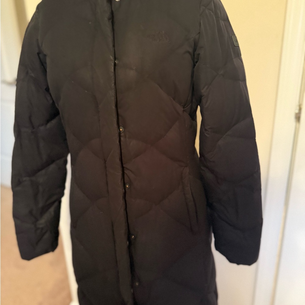North Face Women's Black Quilted Puffer Coat/Jacket